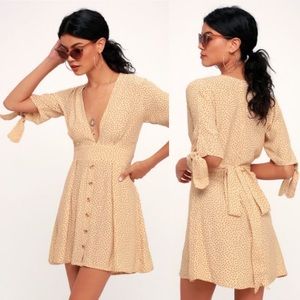 Faithfull the Brand “Birgit Beige” Dress